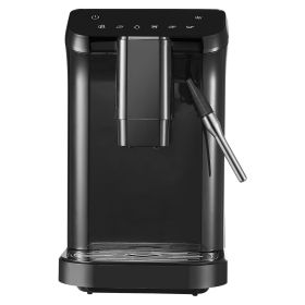 Automatic Espresso Machine, 20 Bar Auto Coffee Machine with Frother Steam Wand, Built-In Grinder and 15-Level Grinding Settings