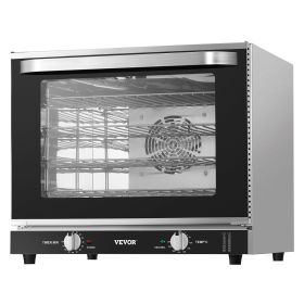 Commercial Countertop Oven, 66L 4-Tier Toaster Oven, 2800W Electric Baking Oven with Tempered Glass Door, Wire Racks Clip Tray Gloves