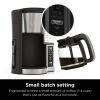 12-Cup Programmable Coffee Brewer, 2 Brew Styles, Adjustable Warm Plate, 60oz Water Reservoir, Black/Stainless Steel, CE250