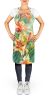 Utah Sego Lilies in Watercolor Apron Cooking Kitchen Server Baking Crafts Gardening for Adult Women Men, Unisex, Large, Multicolor